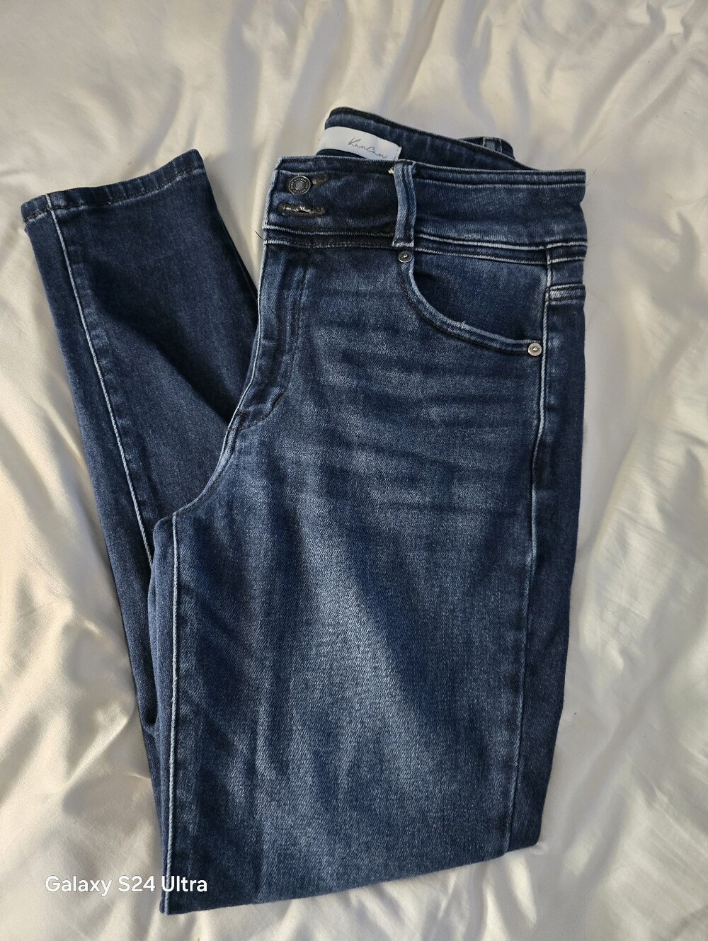 EUC KanCan Skinny High Rise Dark Wash Blue Denim Jeans * Women's Sz 11/29